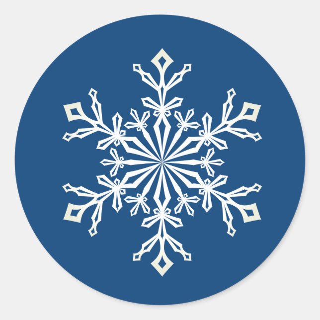 Adesivo Pentes de Natal-Floco de Neve (Frente)