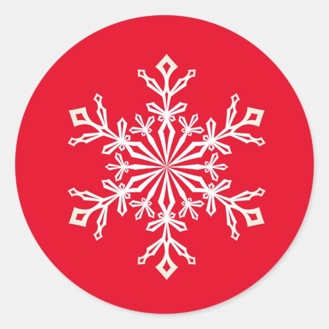 Adesivo Pentes de Natal-Floco de Neve (Frente)