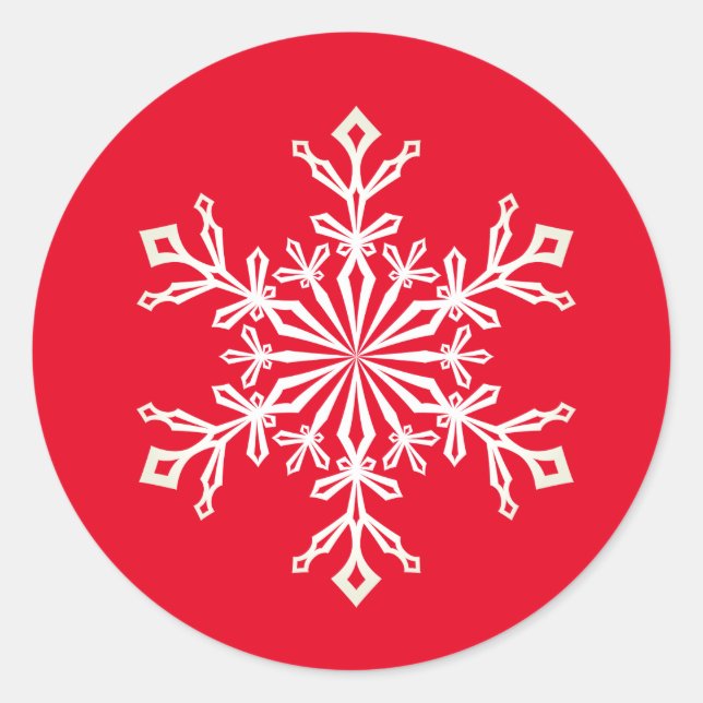 Adesivo Pentes de Natal-Floco de Neve (Frente)