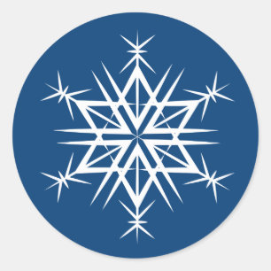 Adesivo Pentes de Natal-Floco de Neve