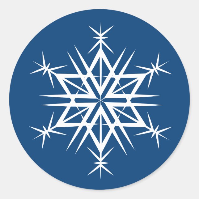 Adesivo Pentes de Natal-Floco de Neve (Frente)