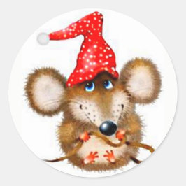 Adesivo Pentes de rato de Natal bonitos