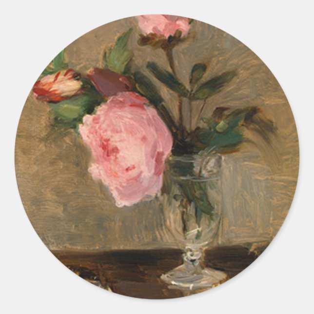Adesivo Peonies Berthe Morisot Fine Art (Frente)