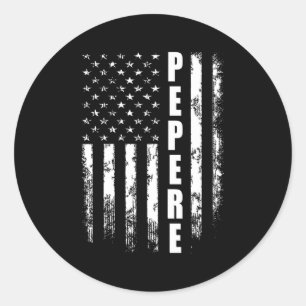 Adesivo Pepere America Flag For Padre Day