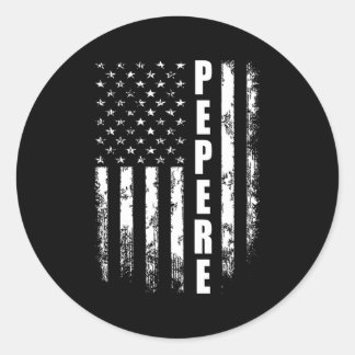 Adesivo Pepere America Flag For Padre Day