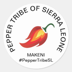 Adesivo Pepper Tribe Sierra Leone Sticker