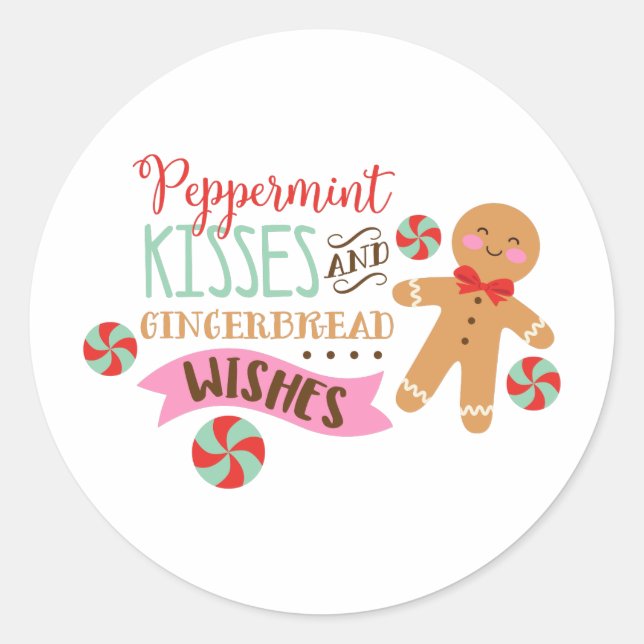 Adesivo Peppermint Kisses (Frente)