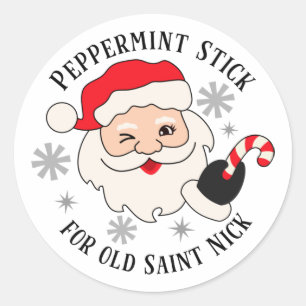 Adesivo Peppermint Stick for Old Santo Nick