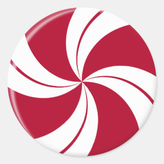 Adesivo Peppermint Swirl Stripe Candy