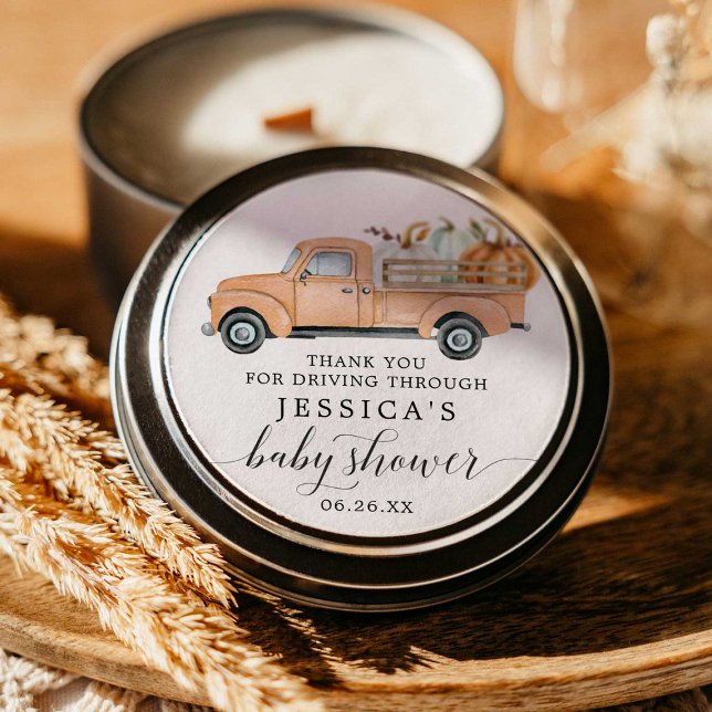 Adesivo Pequena Abóbora No Caminho Dos Pinheiros (Criador carregado)