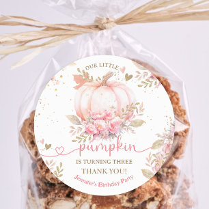 Adesivo Pequena aniversário de 3 anos