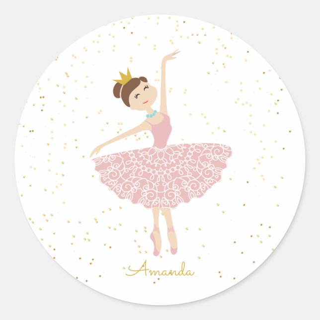 Adesivo Pequena bailarina Sticker (Frente)