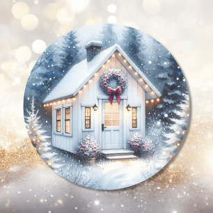 Adesivo Pequena casa num Natal Mágico