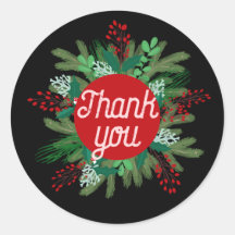 Pequena empresa Obrigado Feriado, cor-de-rosa verm