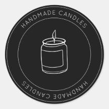 Pequena empresa personalizou a vela preta feita à 