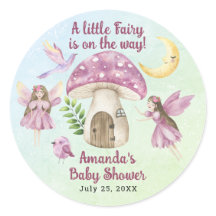 Pequena Fada Baby Shower Caprichoso
