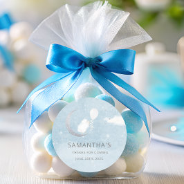 Adesivo Pequena Lâmpada com Vinheta redonda Clássica Balão