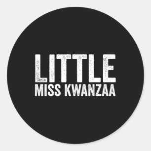 Adesivo Pequena Miss Kwanzaa Roupa Para Crianças Meninas N