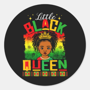 Adesivo Pequena Rainha Negra História Mês Camisas Para