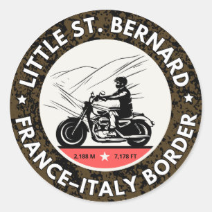 Adesivo Pequena Rua Bernard Passe francês itália motobik a