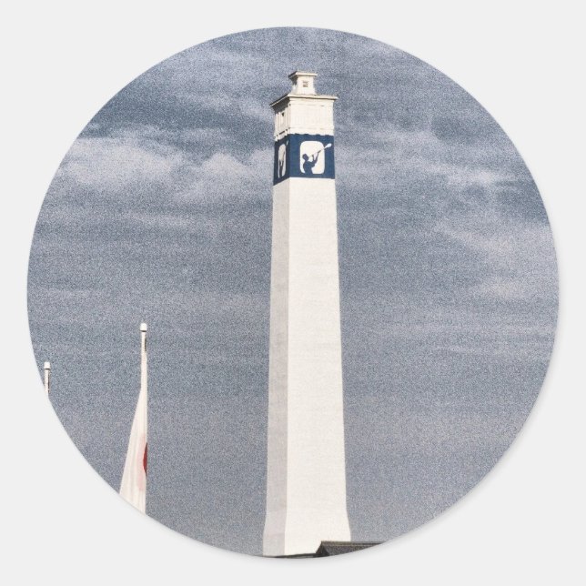 Adesivo Pequena Torre Joe na Trilha NY (Frente)