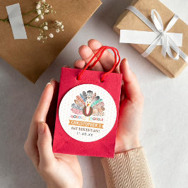 Adesivo Pequena Turquia Ação de Graças Qualquer Festa de a