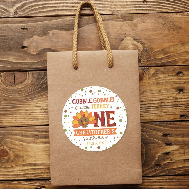 Adesivo Pequena Turquia Cai no primeiro aniversario de Açã (Criador carregado)