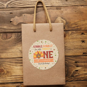 Adesivo Pequena Turquia Cai no primeiro aniversario de Açã