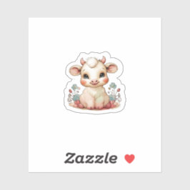 Adesivo Pequena vaca bonita