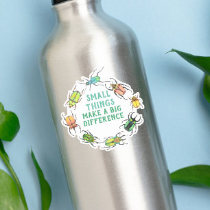 Adesivo Pequenas coisas fazem uma grande diferença entre 