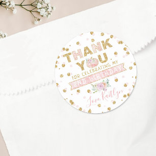 Adesivo Pequenas Meninas de Abóbora segundo aniversário Ob