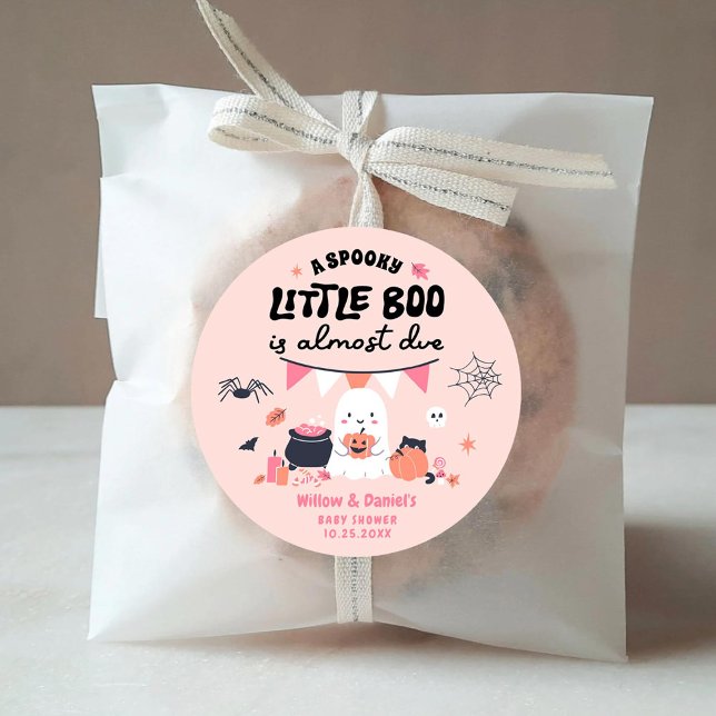 Adesivo Pequeno Boo é quase um Chá de fraldas de Ventilaçã (Criador carregado)