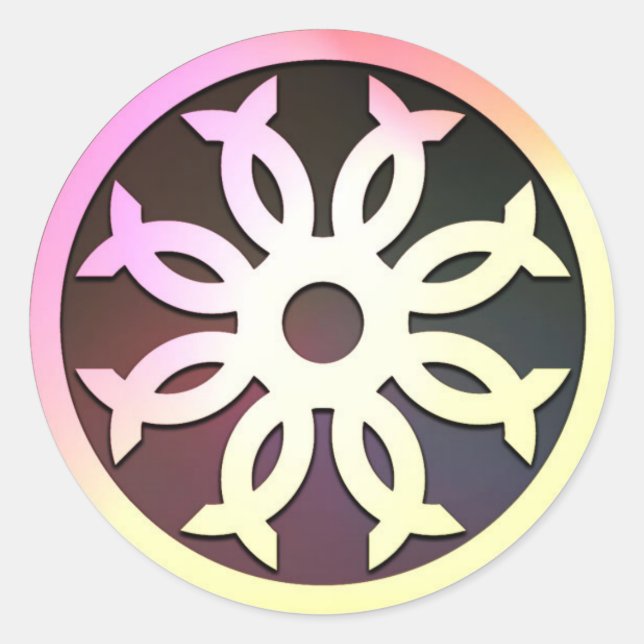 Adesivo Pequeno Cesto CoC (Colorido) (Frente)