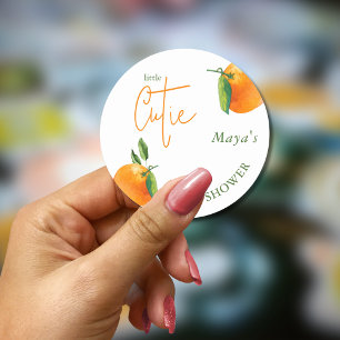 Adesivo Pequeno Chá de fraldas Cutil Personalizado