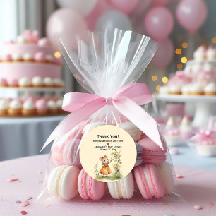 Adesivo Pequeno Chá de fraldas de Bebê do Rato  