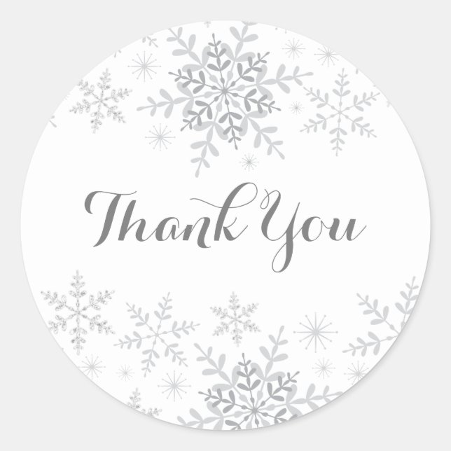 Adesivo Pequeno Chá de fraldas de Lama de Neve (Frente)