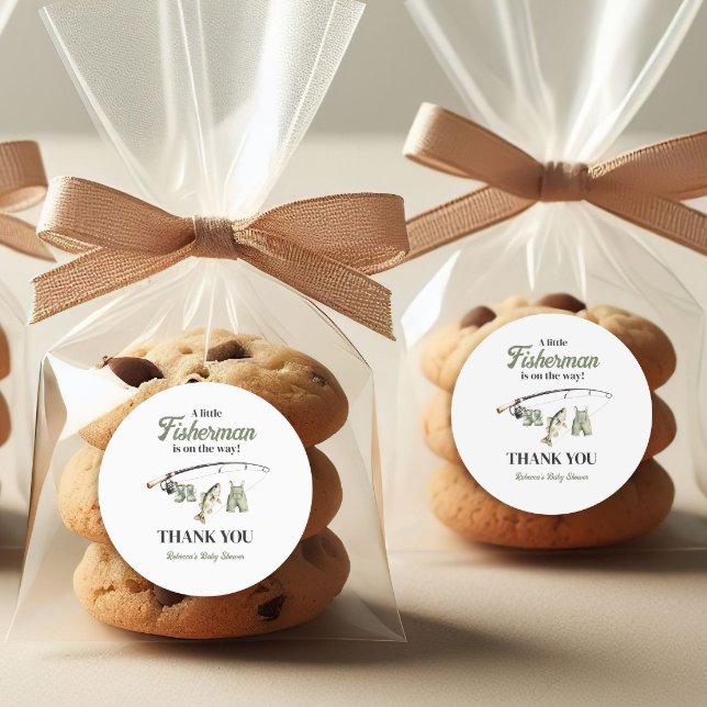 Adesivo Pequeno Chá de fraldas de Pesca de Linha de Armaçã (Criador carregado)