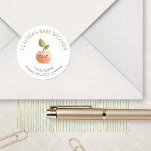 Adesivo Pequeno Chá de fraldas de proto