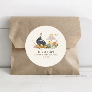 Adesivo Pequeno Chá de fraldas de Skunk Rapariga do Woodla