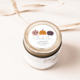 Adesivo Pequeno Chá de fraldas Moderno da Pumpkin