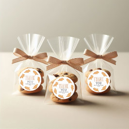 Adesivo Pequeno Chá de fraldas Nugget Obrigado Favor Stick