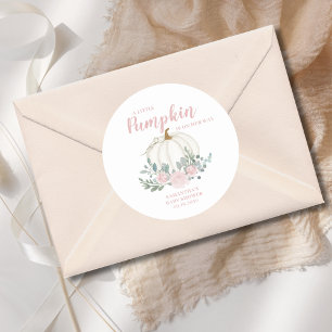 Adesivo Pequeno Chá de fraldas Rosa-Rosa