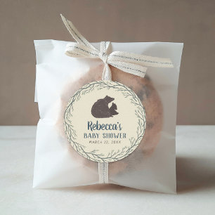 Adesivo Pequeno Chá de fraldas Russo do Urso