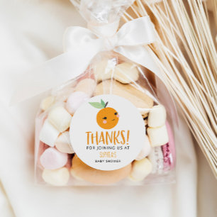 Adesivo Pequeno Cutil Citrus Baby Favor Stickers