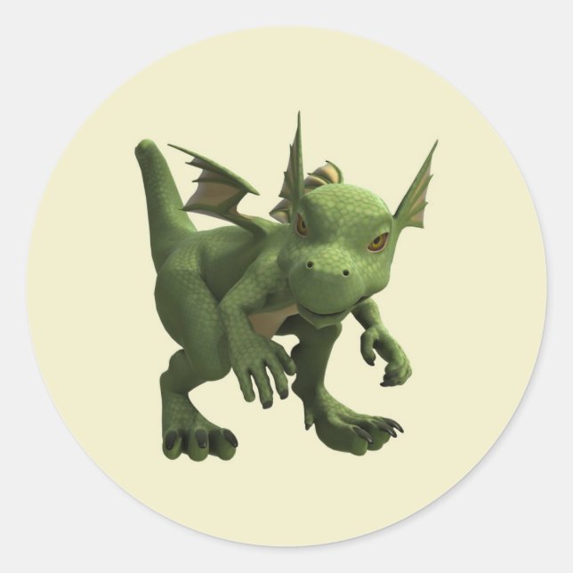 Adesivo Pequeno Dragão (Frente)