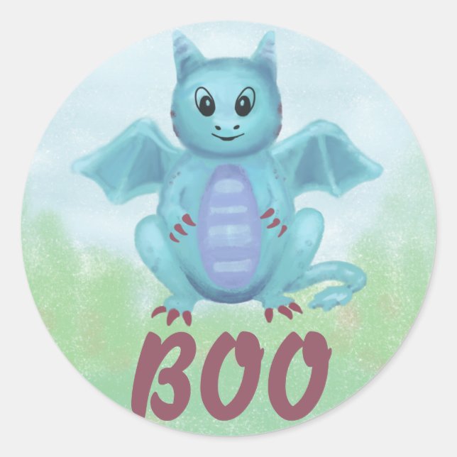 Adesivo pequeno dragão (Frente)