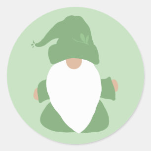 Adesivo Pequeno Gnomo Verde