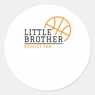 Adesivo Pequeno Irmão Maior Fã de Basquete