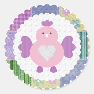 Adesivo Pequeno Pássaro Bonito