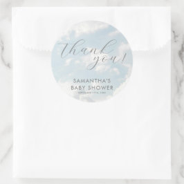 Adesivo Pequeno pedaço do Sonho do Chá de fraldas do Céu